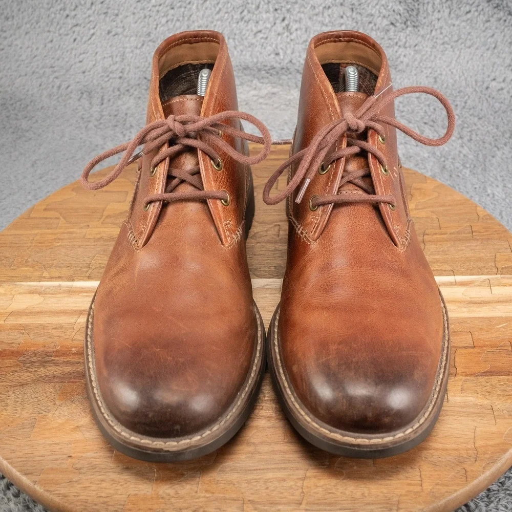 Clarks Montacute Duke Mens Size 9 M Brown Classic Outdoor Leather‎ Chukka Boots